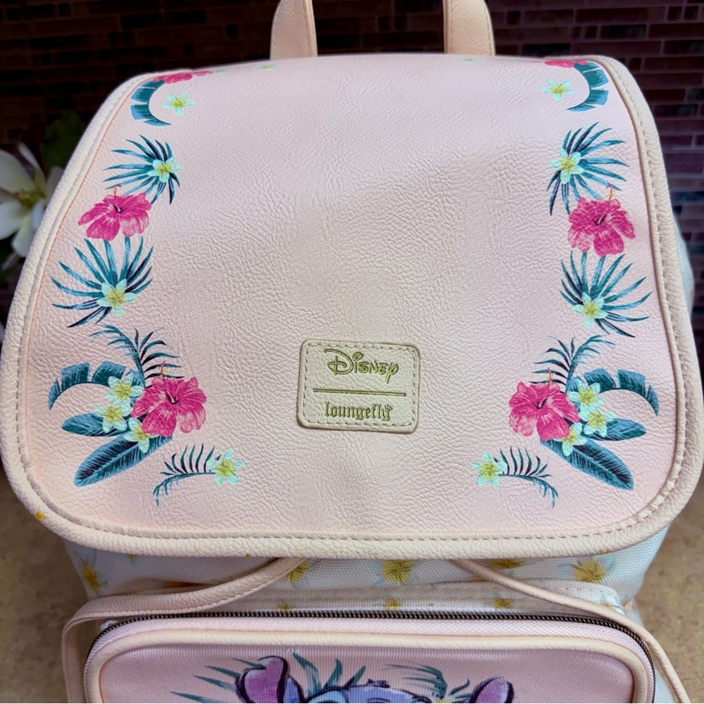 Loungefly Lilo and Stitch Tropical floral backpack - Picture 3 of 10